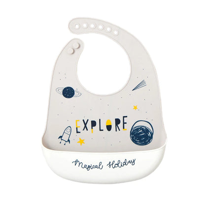 Crocodile Silicone Baby Bib