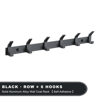 Self-Adhesive Wall Hooks Coat Rack