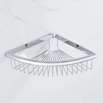 Chrome Triangle Corner Shower Caddy