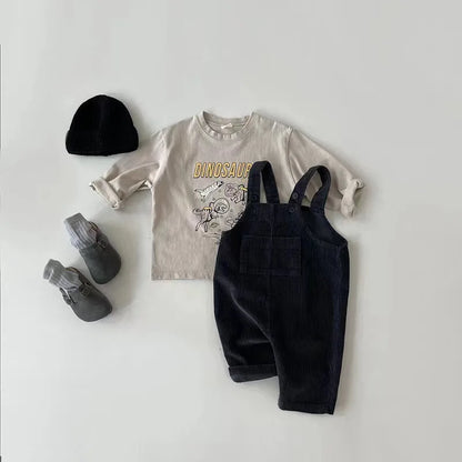 Baby Corduroy Suspender Set
