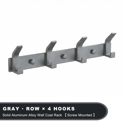 Black Aluminium Wall Hanging Hooks