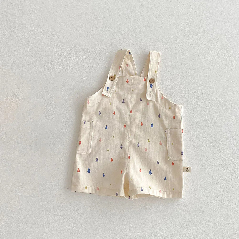 Kids Polka Dot Spring Overalls