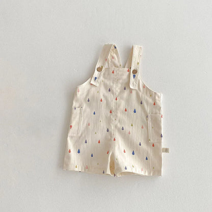 Kids Polka Dot Spring Overalls