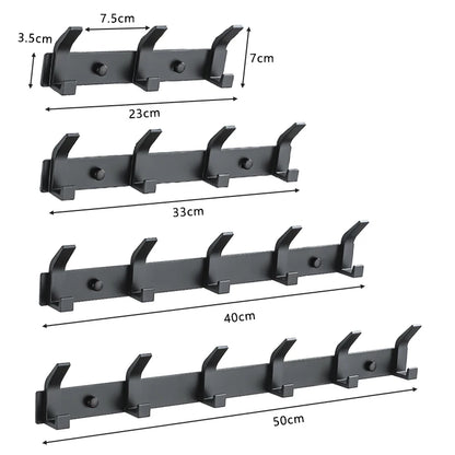 Self-Adhesive Wall Hooks Coat Rack