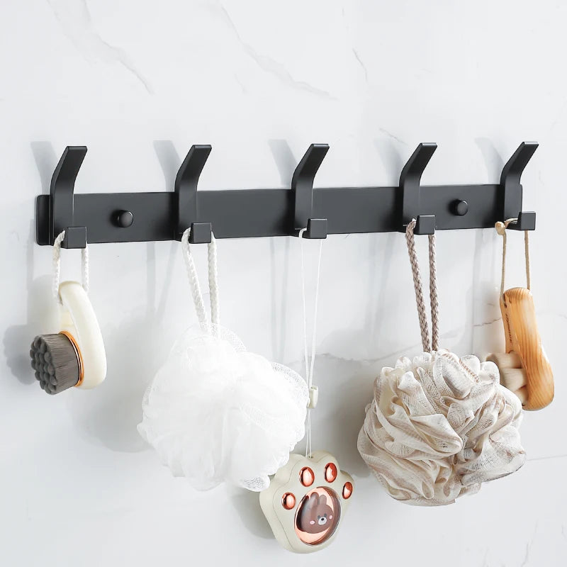 Self-Adhesive Wall Hooks Coat Rack