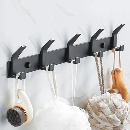 Self-Adhesive Wall Hooks Coat Rack