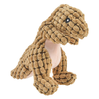 Interactive Plush Dinosaur Dog Toy
