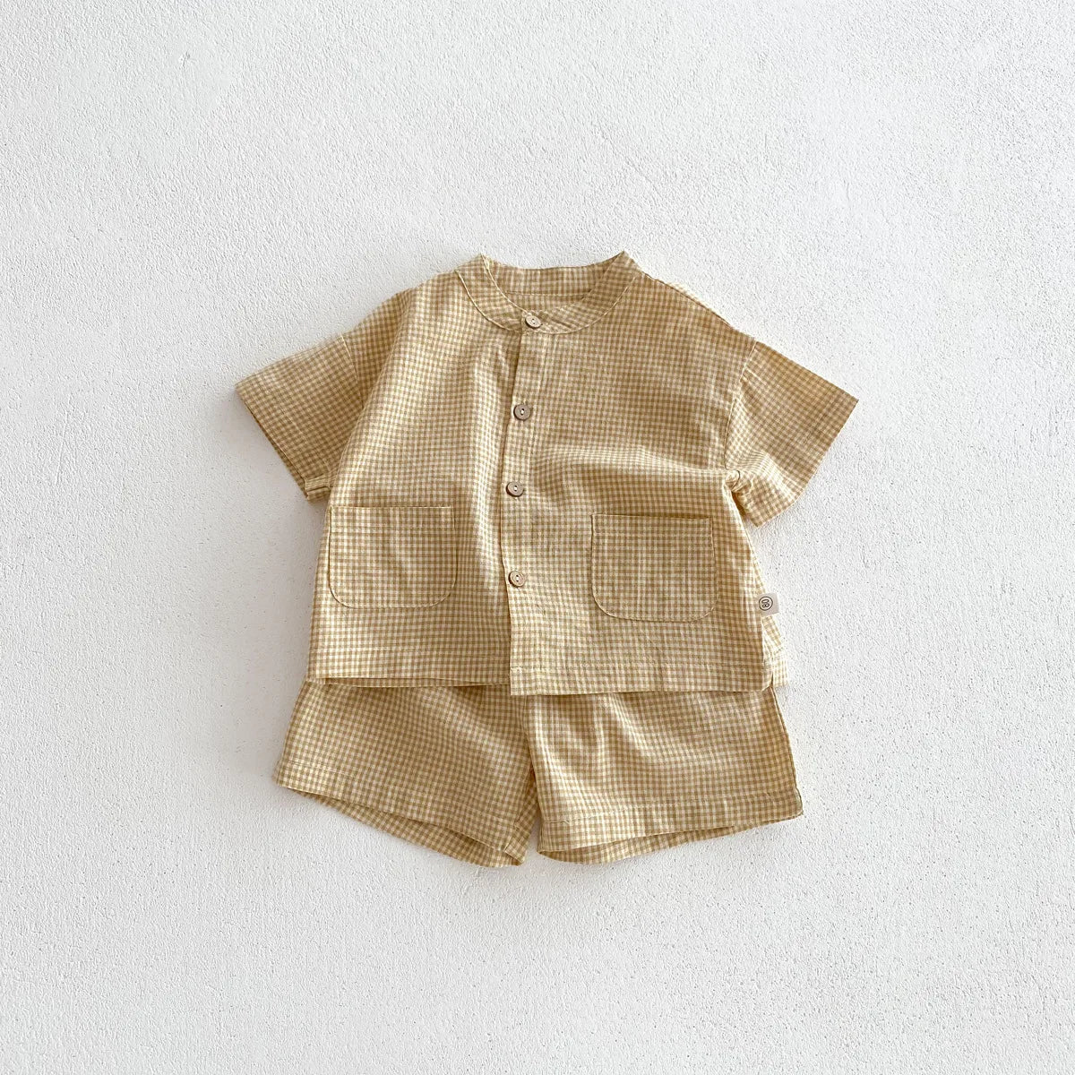 Boys Casual Short-Sleeve Suit Set