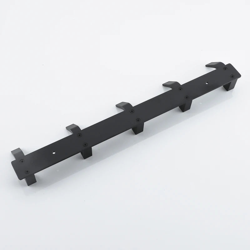 Black Aluminium Wall Hanging Hooks
