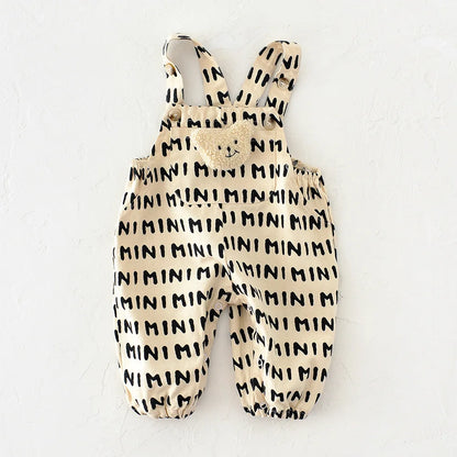 Baby Striped Bear Romper