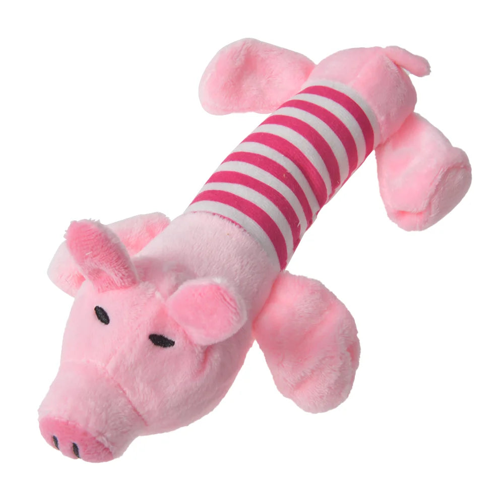 Interactive Plush Dinosaur Dog Toy
