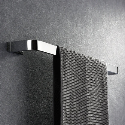 Luxury Chrome Single Towel Bar 30-50cm