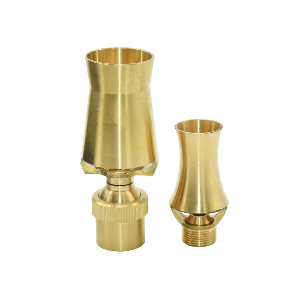 Brass Fountain Nozzle 1/4-1.5" Thread Decorative