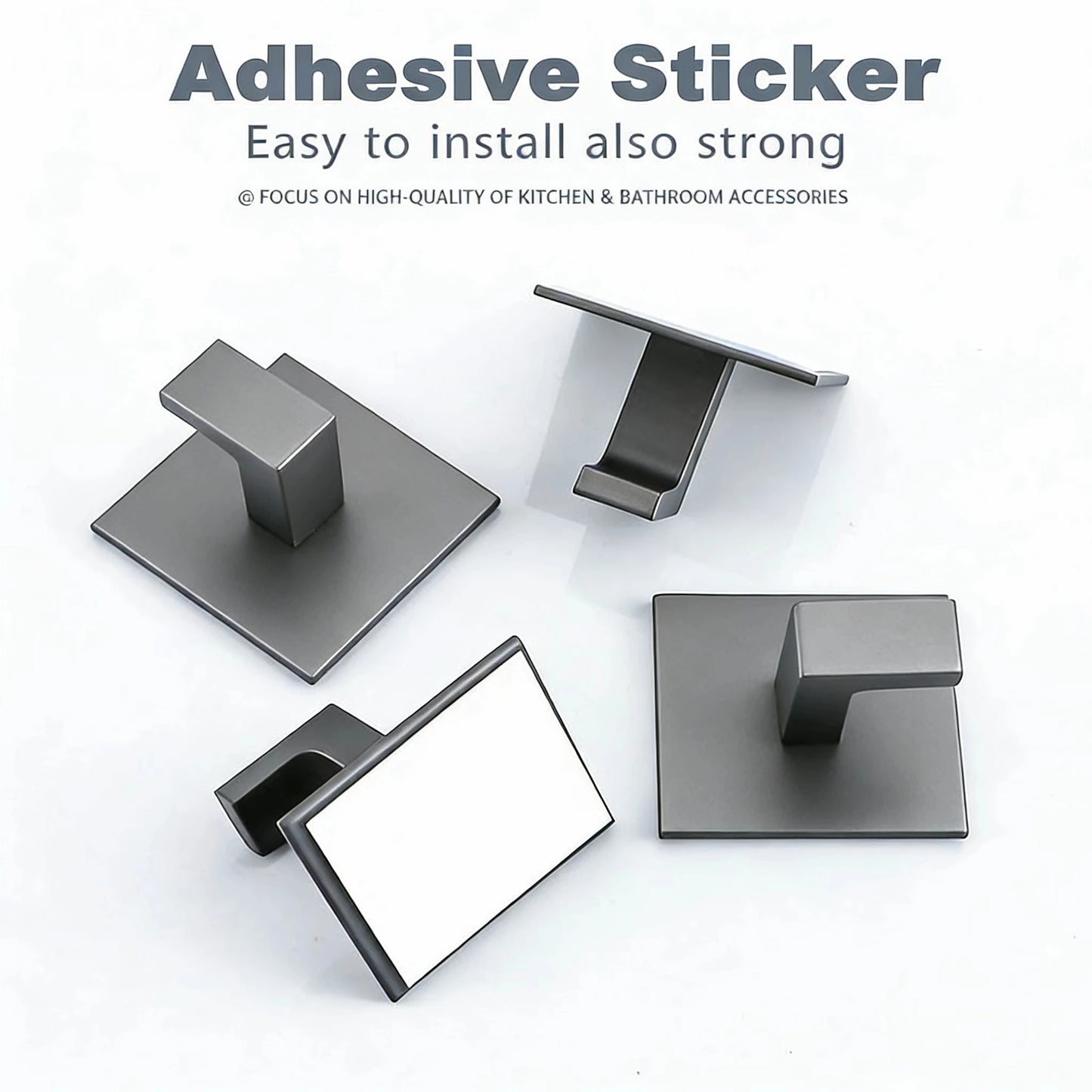 Strong Adhesive Wall Hooks Multi-Pack