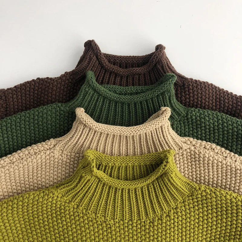 Kids Korean-Style Knit Sweater