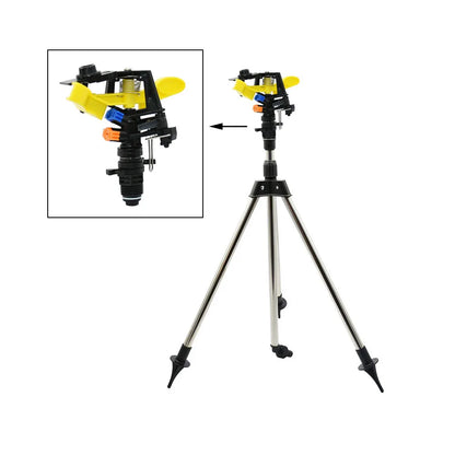 360 Deg Rotating Jet Sprinkler Metal Tripod Bracket