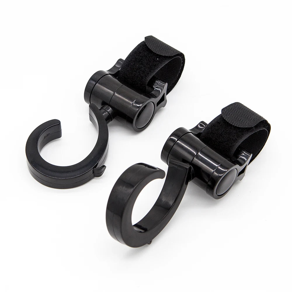 360 Rotating Stroller Hooks - 2 Pack