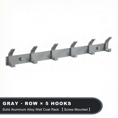 Black Aluminium Wall Hanging Hooks