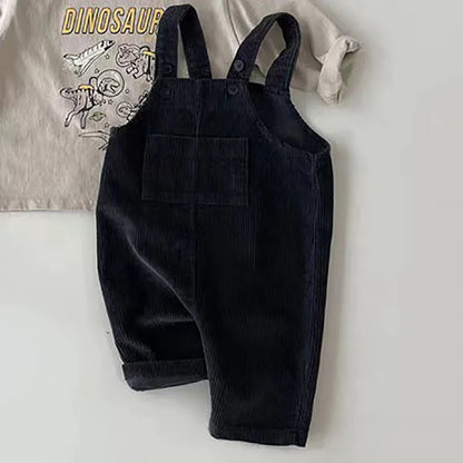 Baby Corduroy Suspender Set