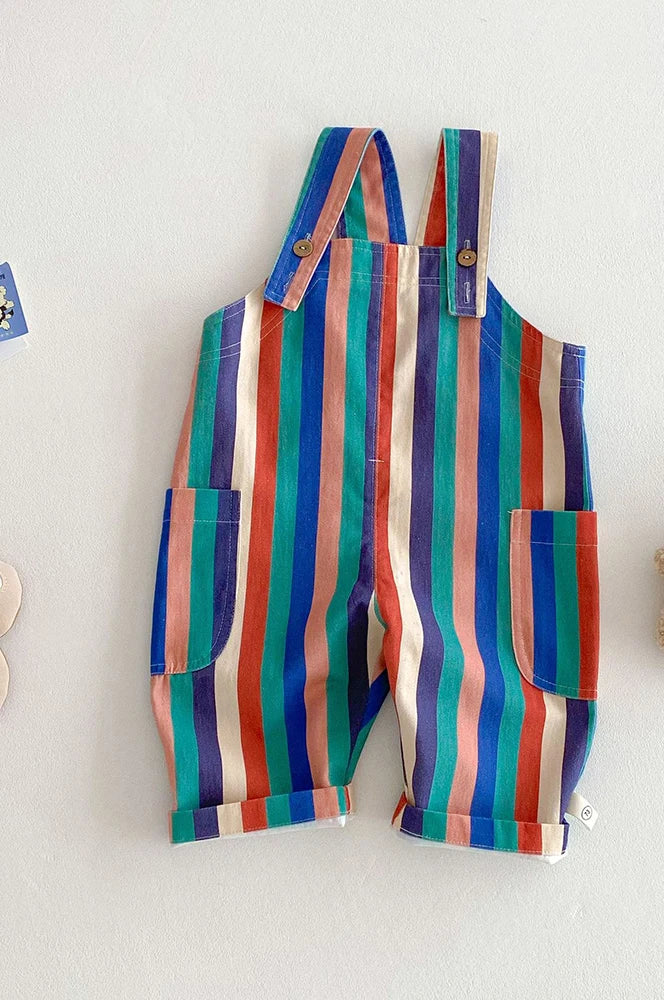 Kids Polka Dot Spring Overalls