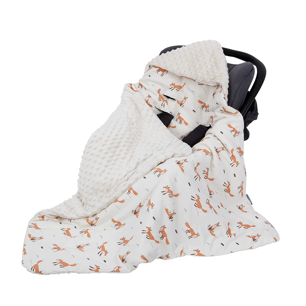 Newborn Hooded Stroller Blanket Wrap