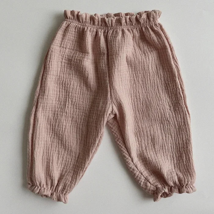 Baby Girls Printed Casual Pants