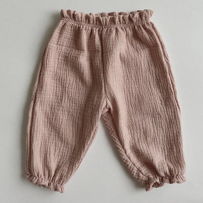 Baby Girls Printed Casual Pants
