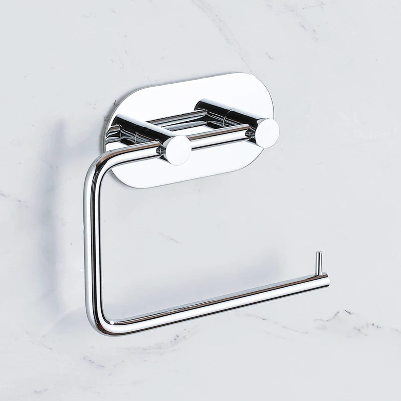 Adhesive Stainless Steel Toilet Roll Holder
