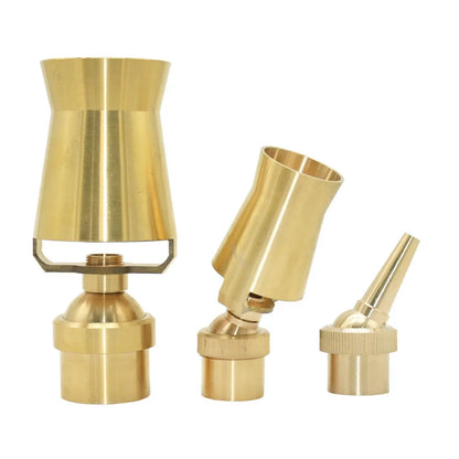 Brass Fountain Nozzle 1/4-1.5" Thread Decorative