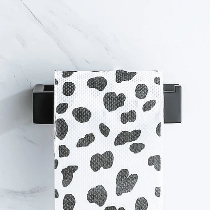 Black Matt Adhesive Toilet Paper Holder