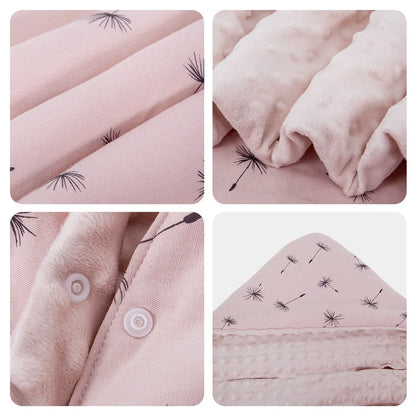 Newborn Hooded Stroller Blanket Wrap