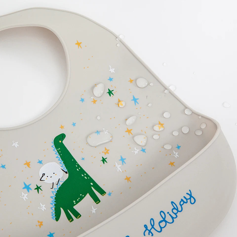 Crocodile Silicone Baby Bib