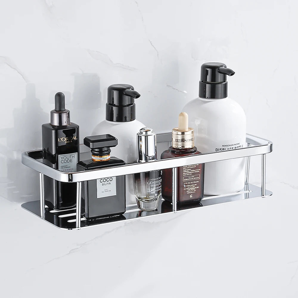 Stainless Steel Corner Bathroom Shelf