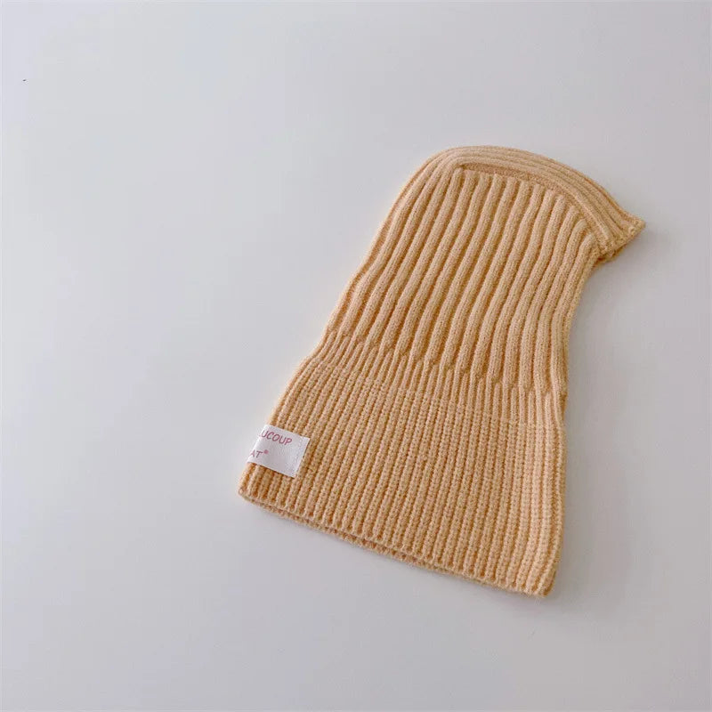 Baby Knitted Hooded Scarf