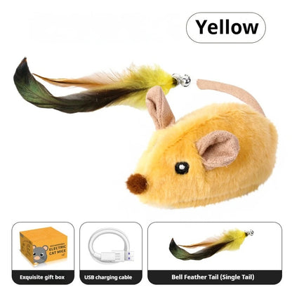 Electronic Moving Mouse Cat Toy