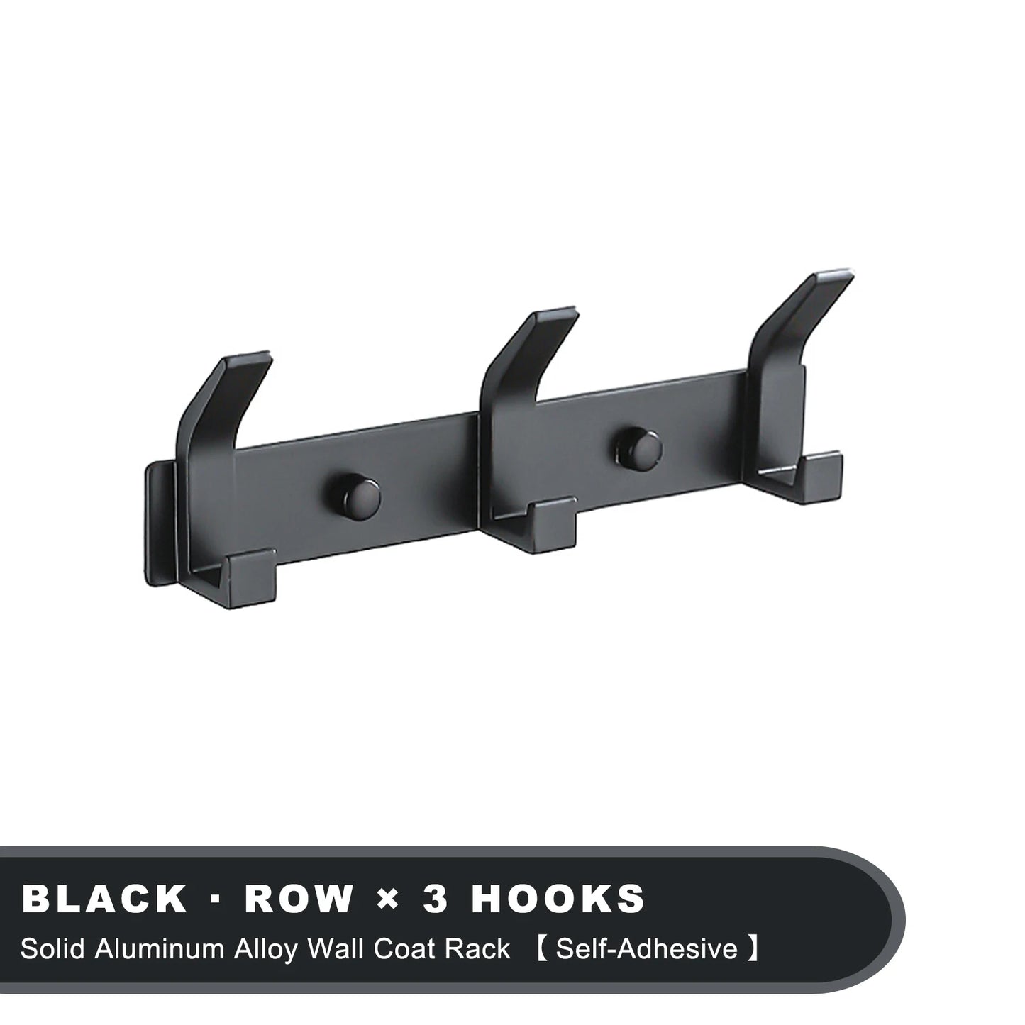 Self-Adhesive Wall Hooks Coat Rack