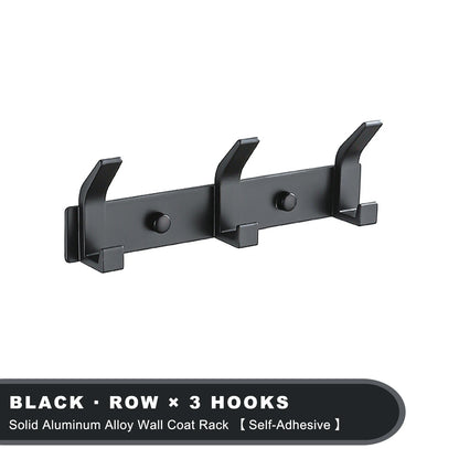 Self-Adhesive Wall Hooks Coat Rack