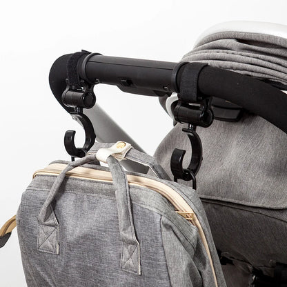 360 Rotating Stroller Hooks - 2 Pack