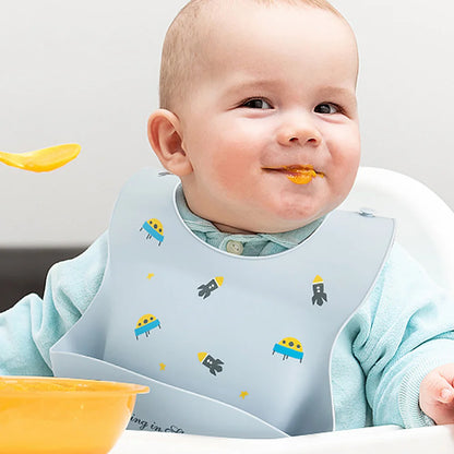 Cartoon Print Adjustable Baby Bib