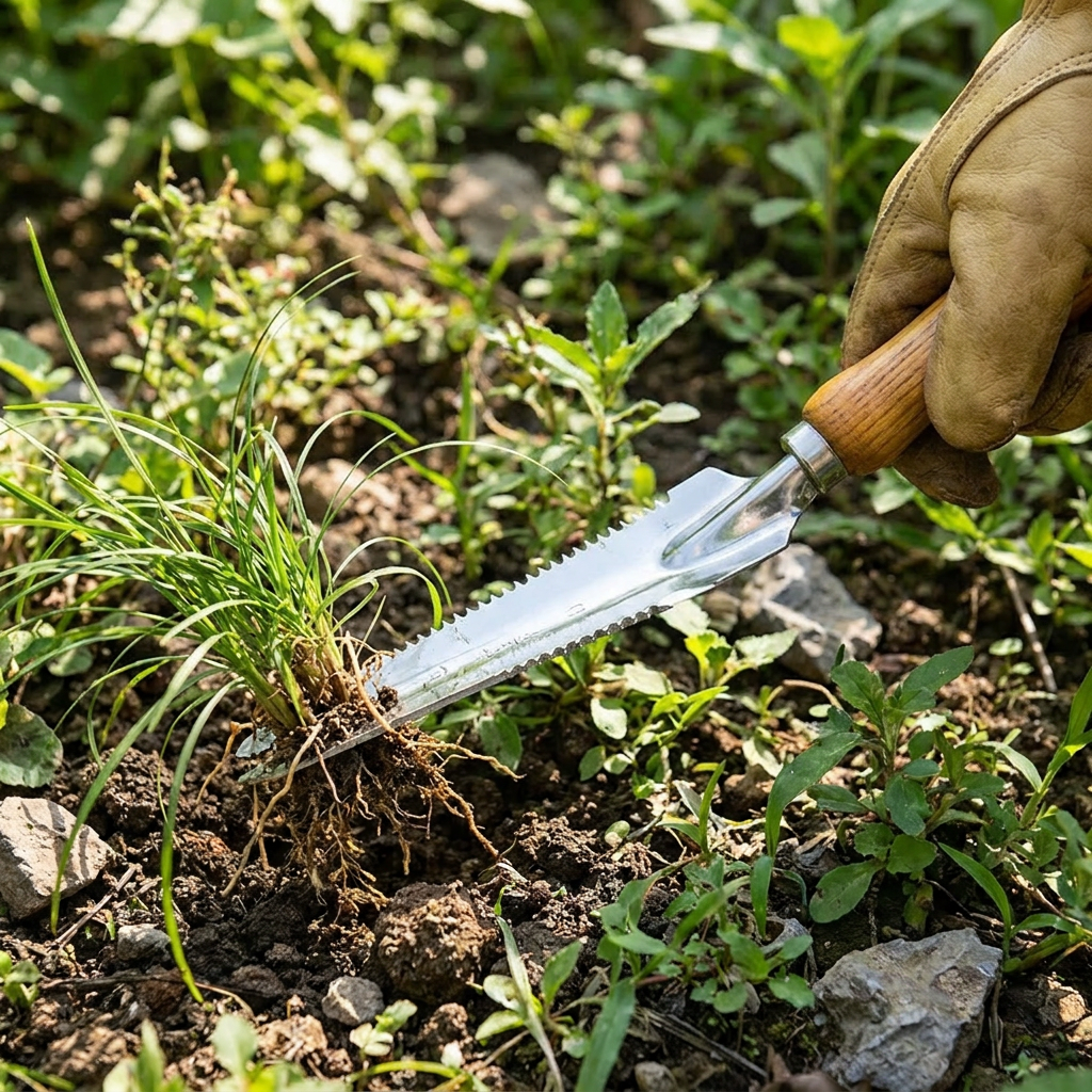 5-in-1 Stainless Steel Weed Puller lifestyle