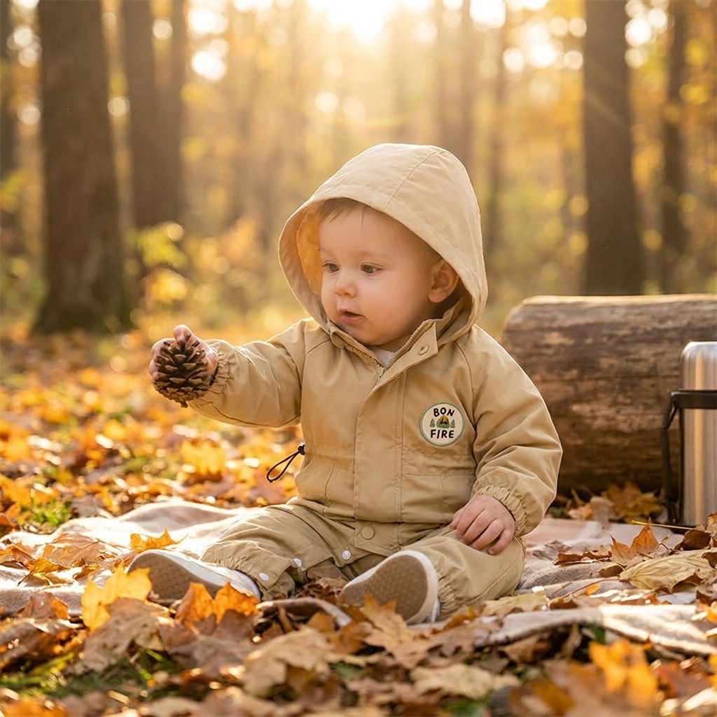 Baby Outdoor Autumn Romper Jacket lifestyle 1