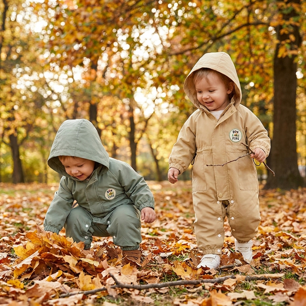 Baby Outdoor Autumn Romper Jacket lifestyle 2