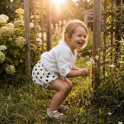 Girls Big Dot Summer Bloomer Shorts lifestyle 1