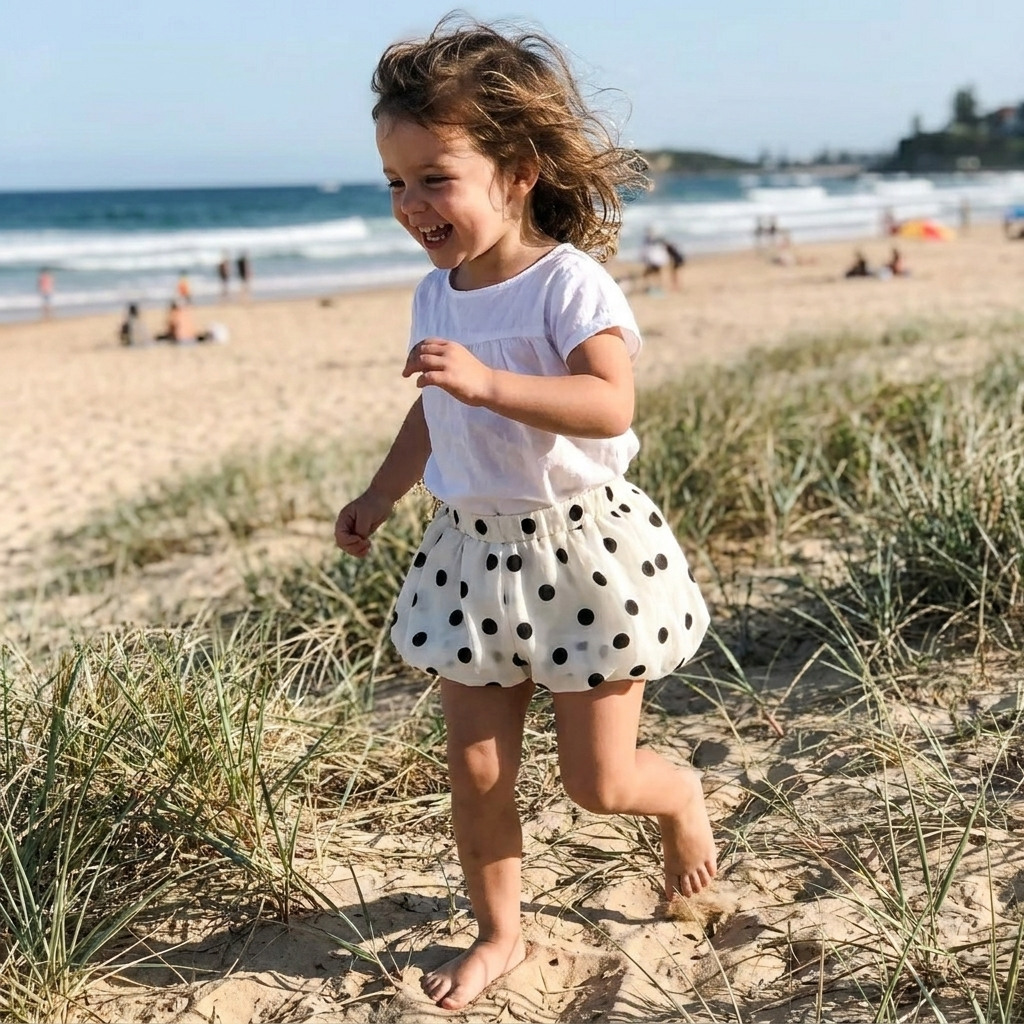 Girls Big Dot Summer Bloomer Shorts lifestyle 2
