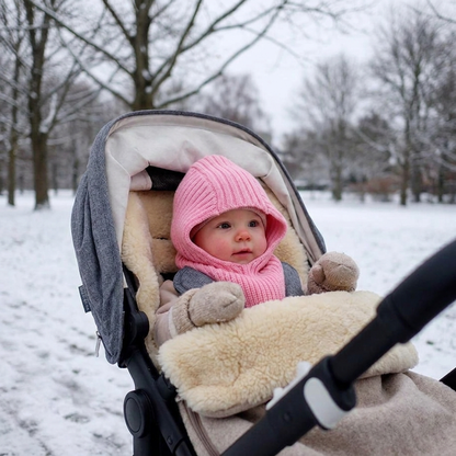 Baby Knitted Hooded Scarf lifestyle 2