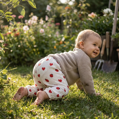 Baby Girls Printed Casual Pants lifestyle 2