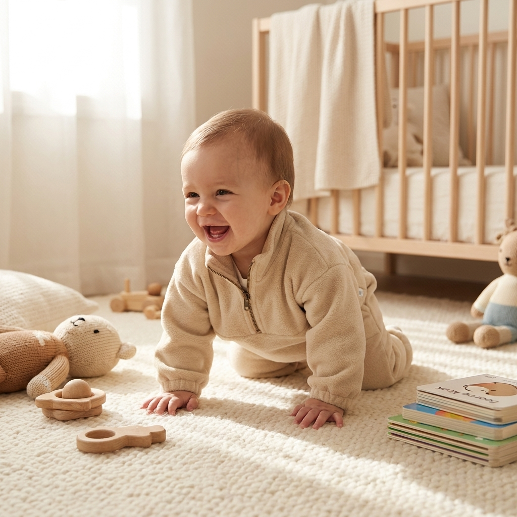 Baby Sports Fleece Hoodie Set lifestyle 2