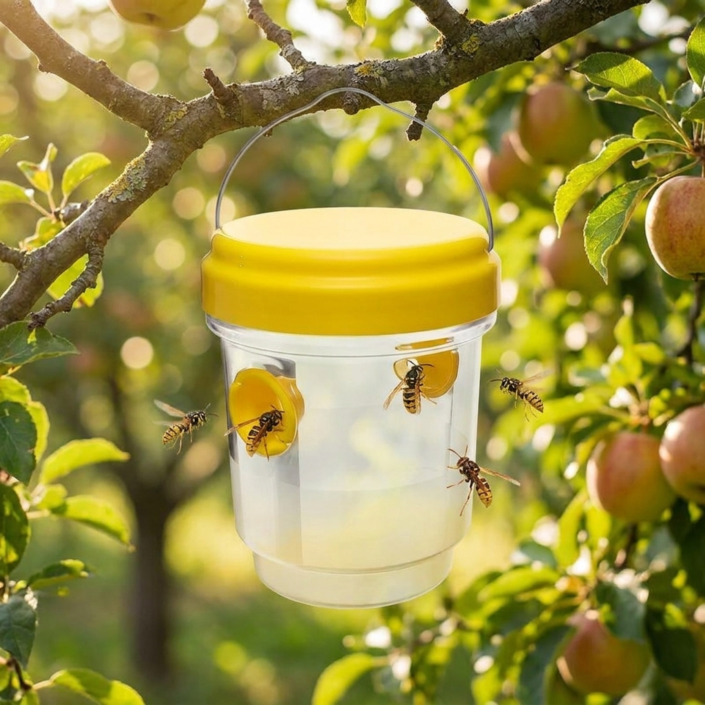 Yellow Wasp Trap lifestyle