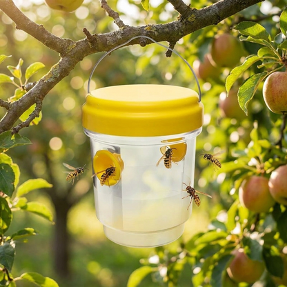 Yellow Wasp Trap lifestyle