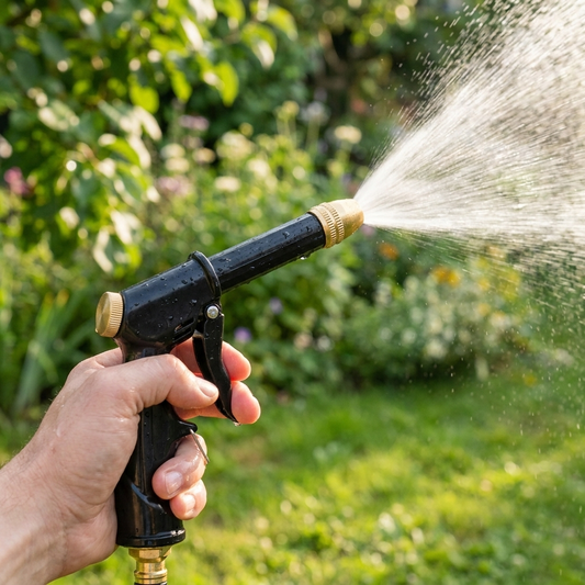 High Pressure Spray Water Gun Garden Nozzle - Black Medium lifestyle